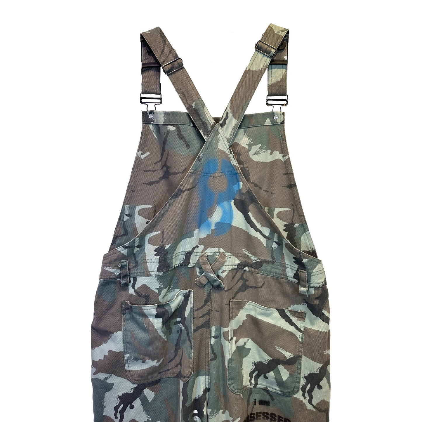 Doodled Camouflage Overalls