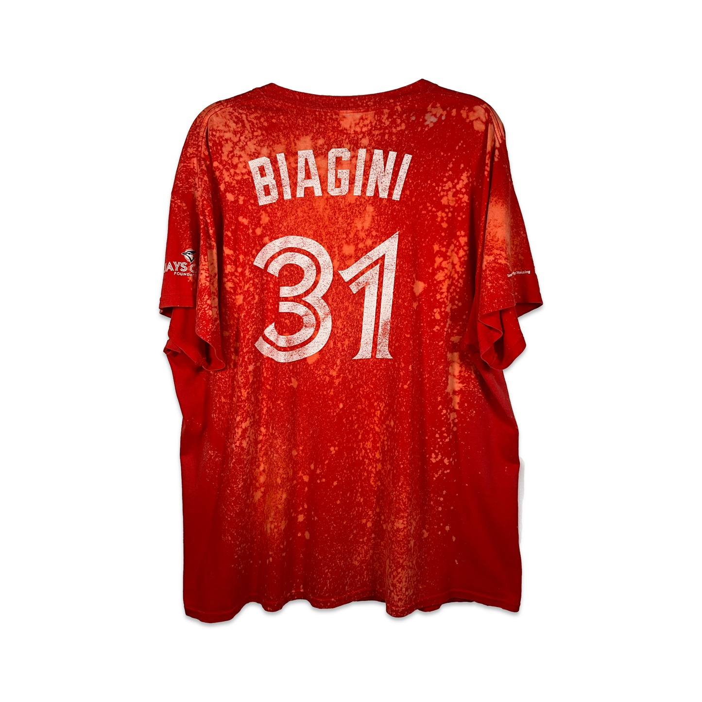 Love Toronto Red Bleached Tee