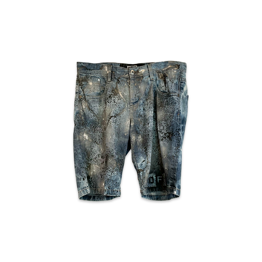 Black Splatter Shorts