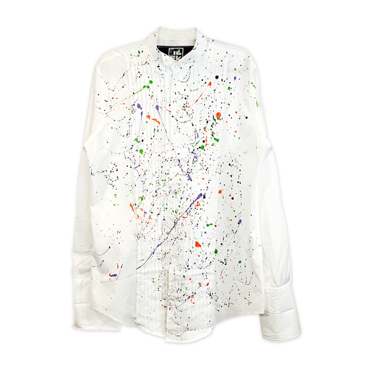 Neon Splatter Tux Shirt