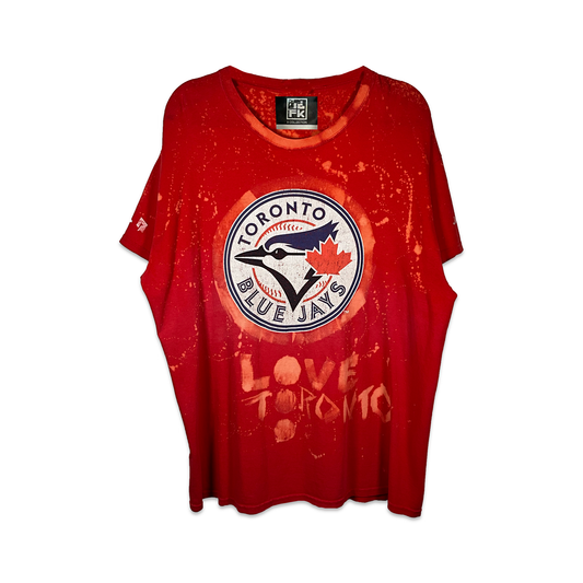 Love Toronto Red Bleached Tee