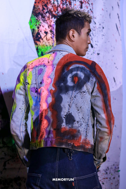Colourful CoLab Jean Jacket