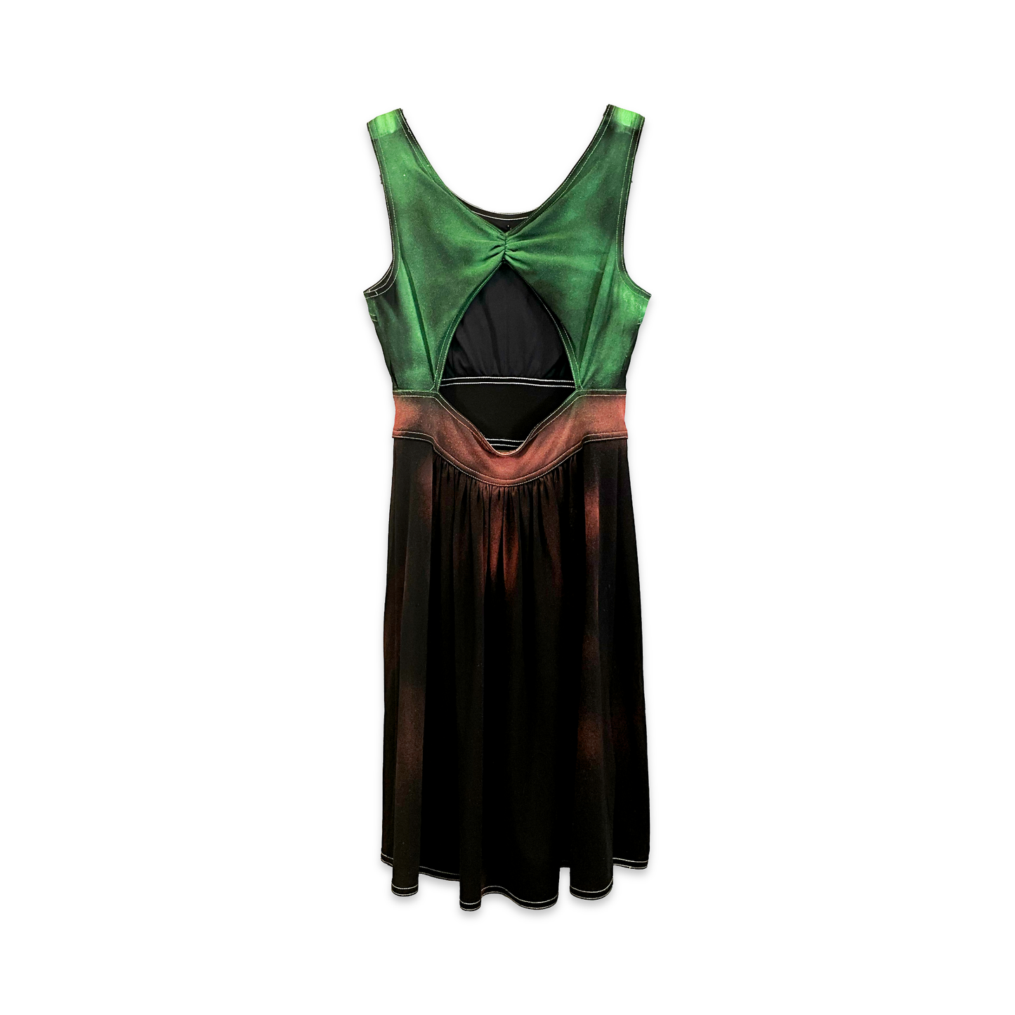 Neon Vintage Cutout Dress