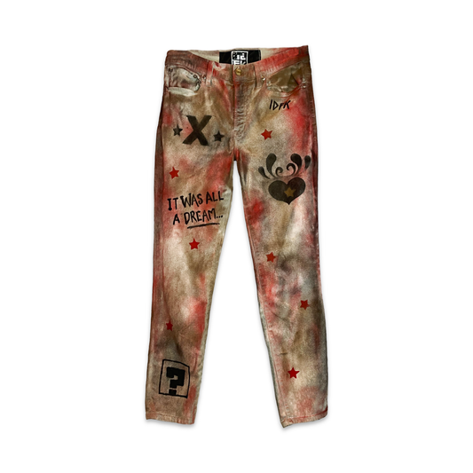 Dream Star Spray Painted Jeans