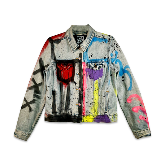 Colourful CoLab Jean Jacket